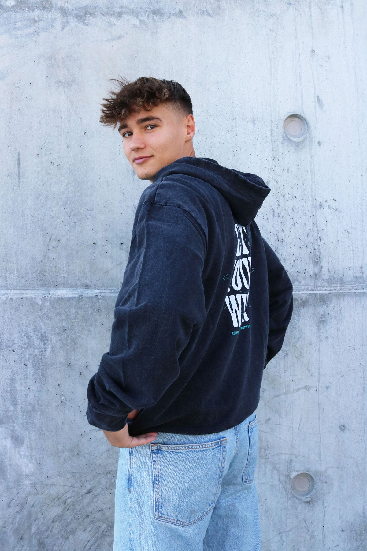 Get Your Wish Washed Oversized Hoodie
