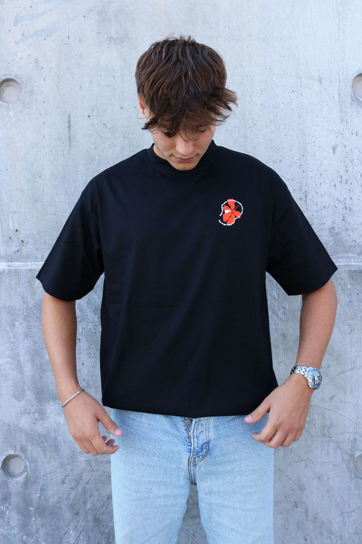 Meet Me By The Park Oversized Box Fit Tee