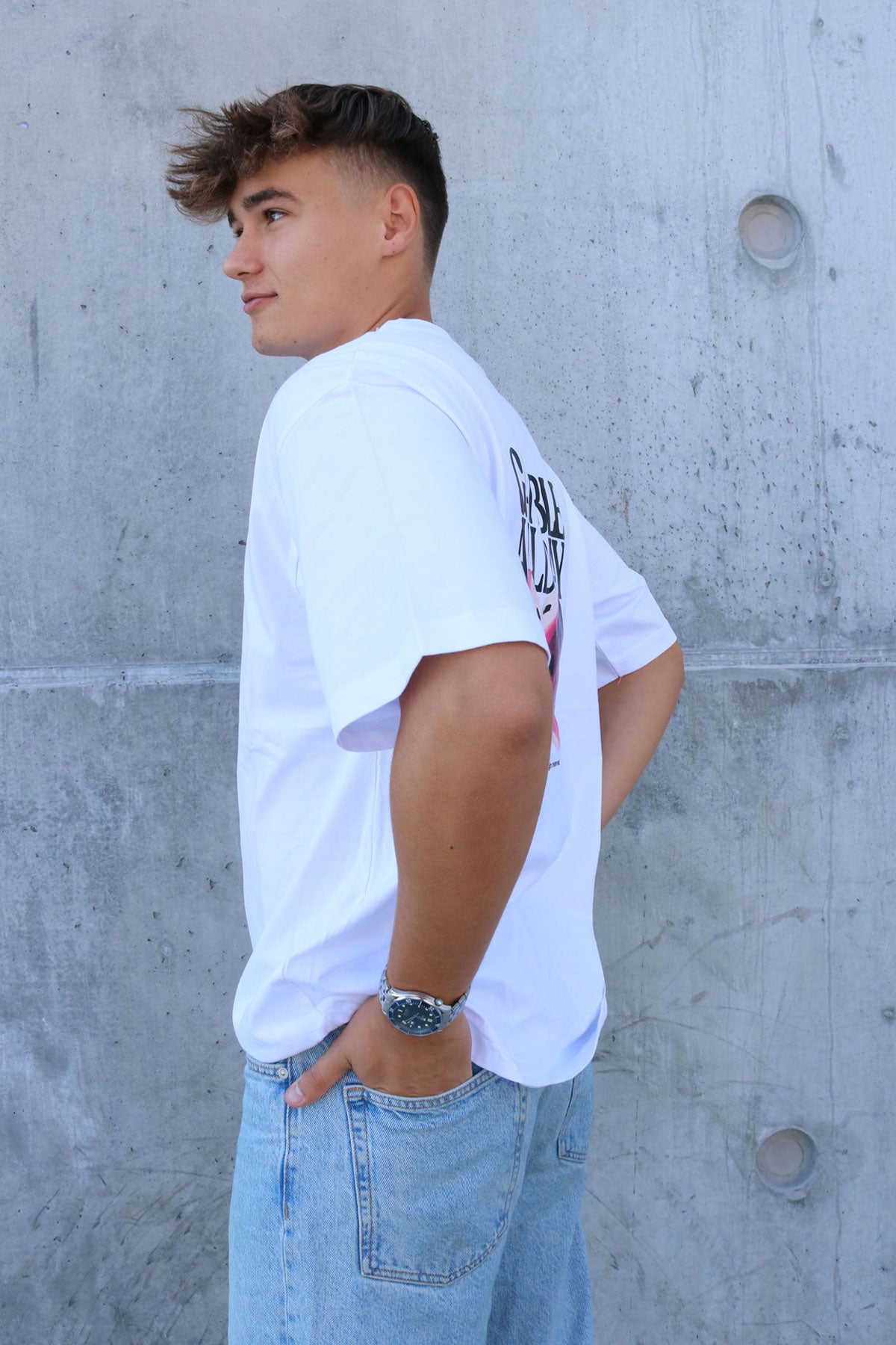 Gamble All Day Oversized Box Fit Tee