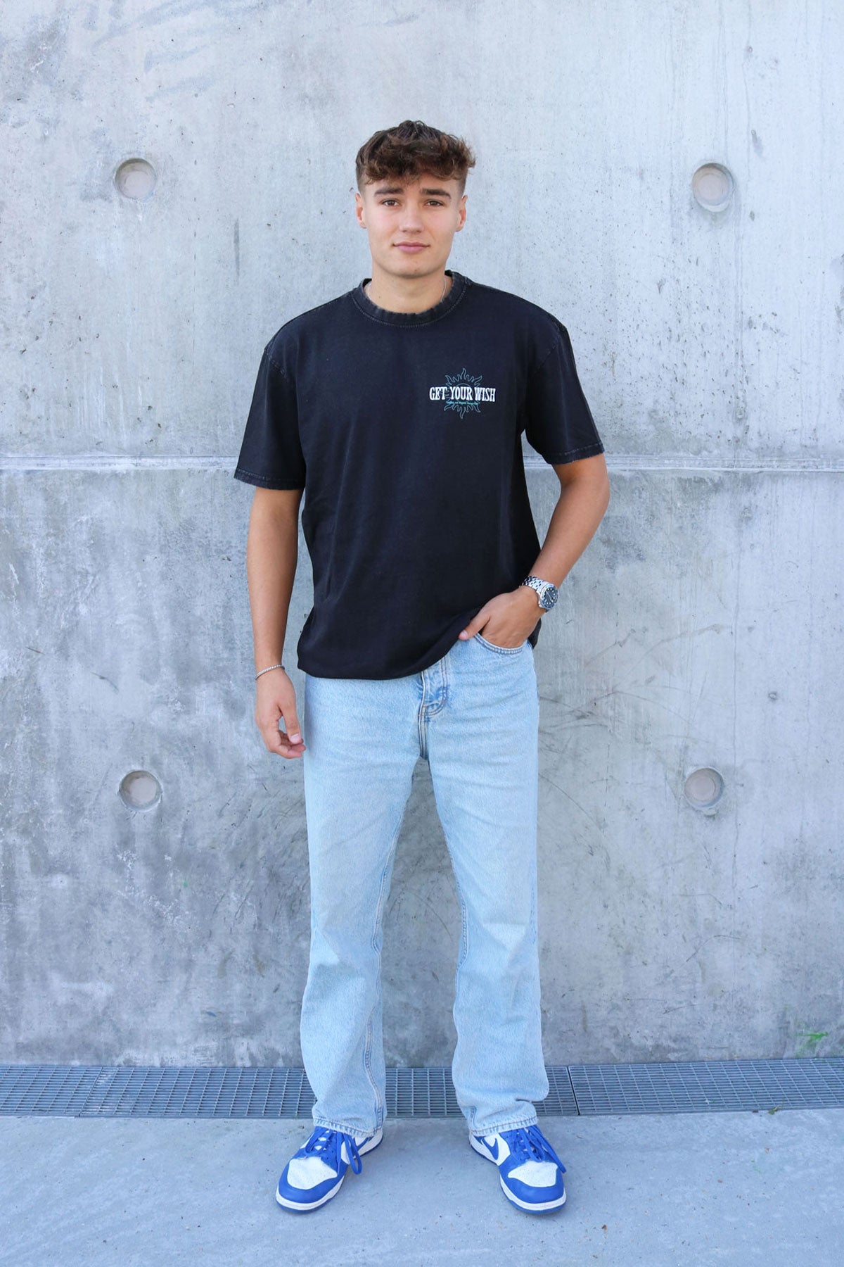 Get Your Wish Washed Oversized Tee