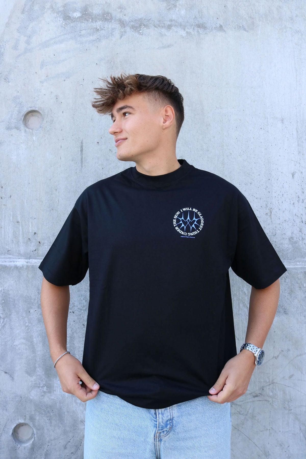 I Will Be Oversized Box Fit Tee