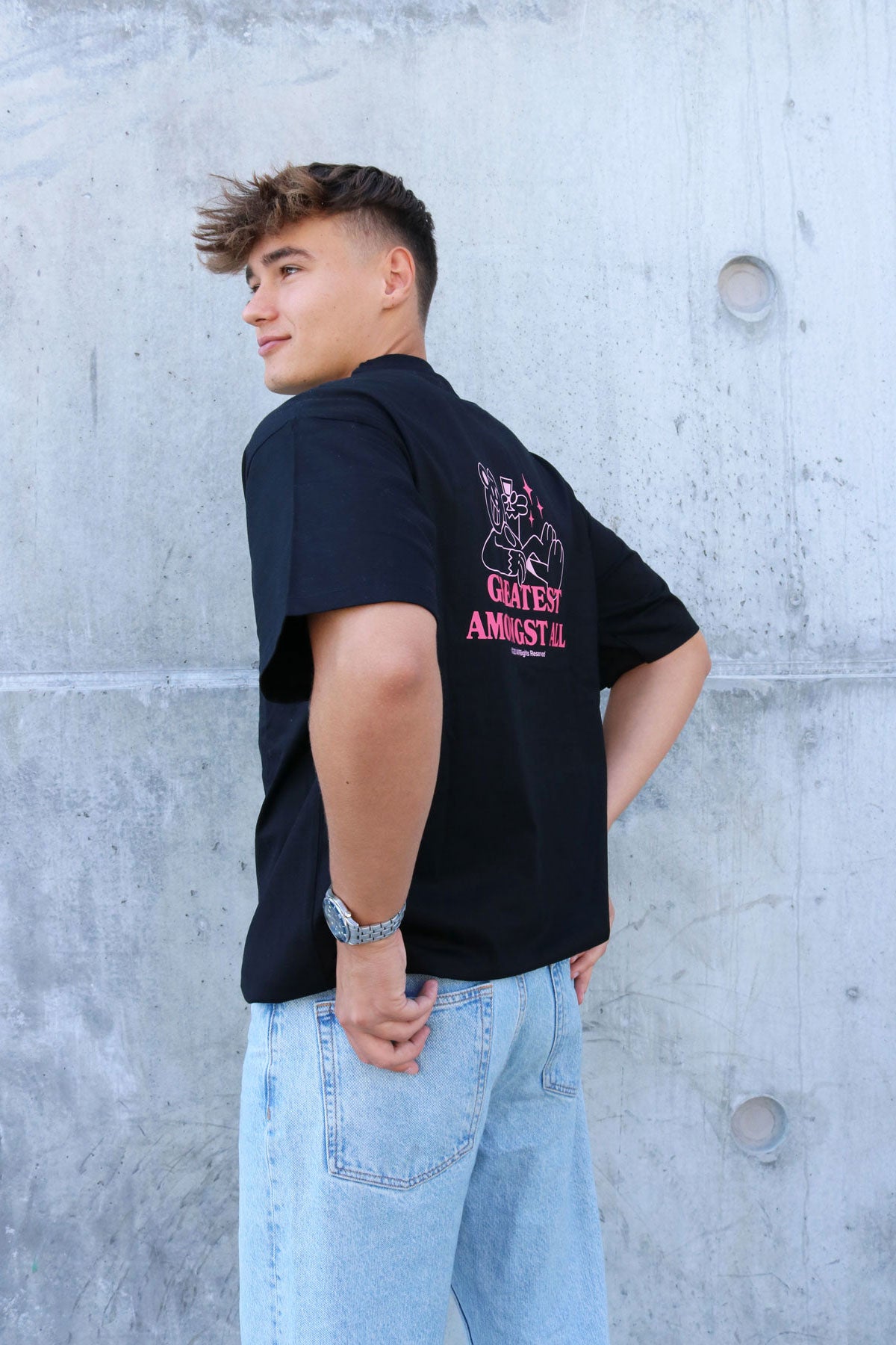 Greatest Amongst All Oversized Box Fit Tee