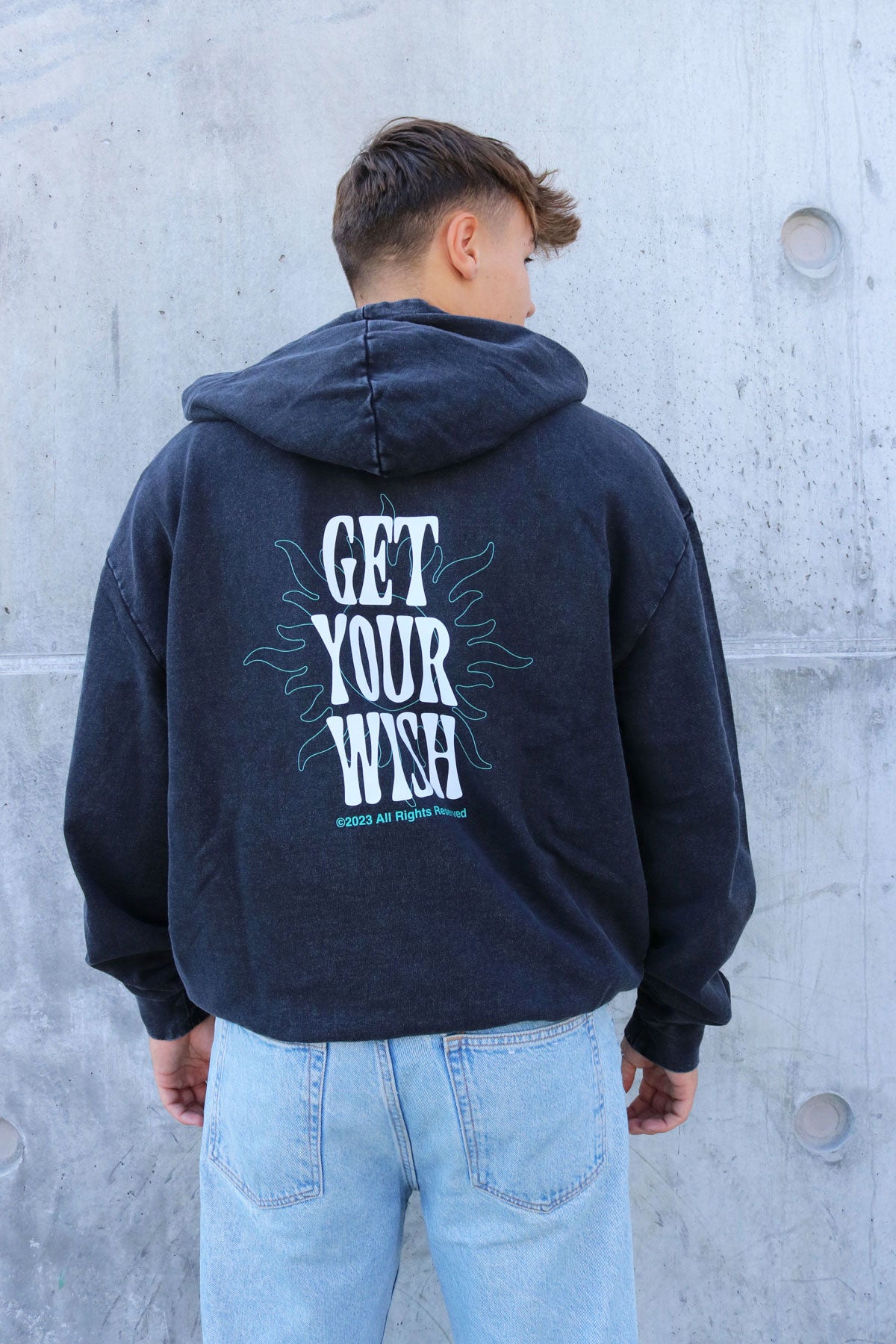 Get Your Wish Washed Oversized Hoodie