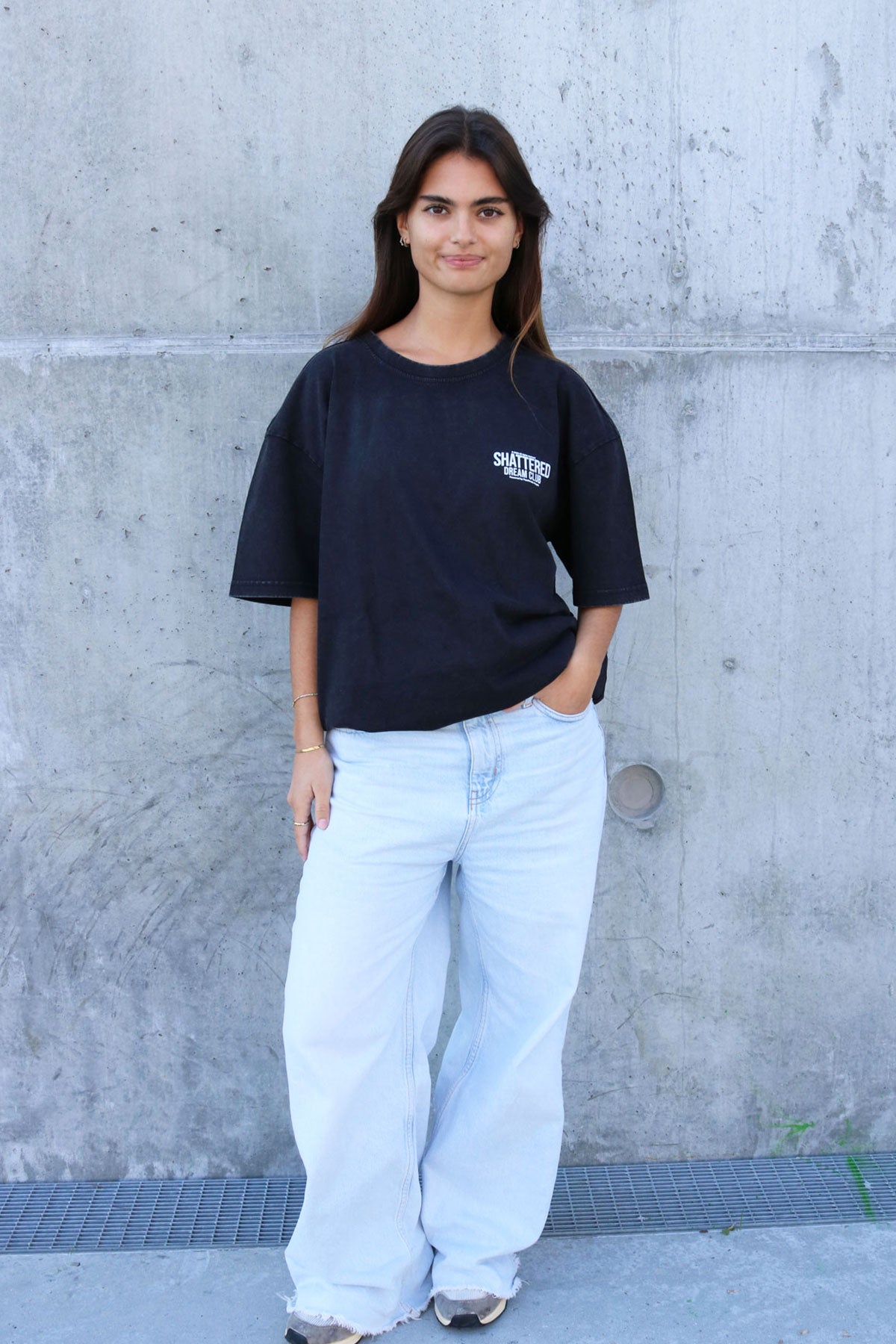 Shattered Dreams Club Washed Oversized Tee