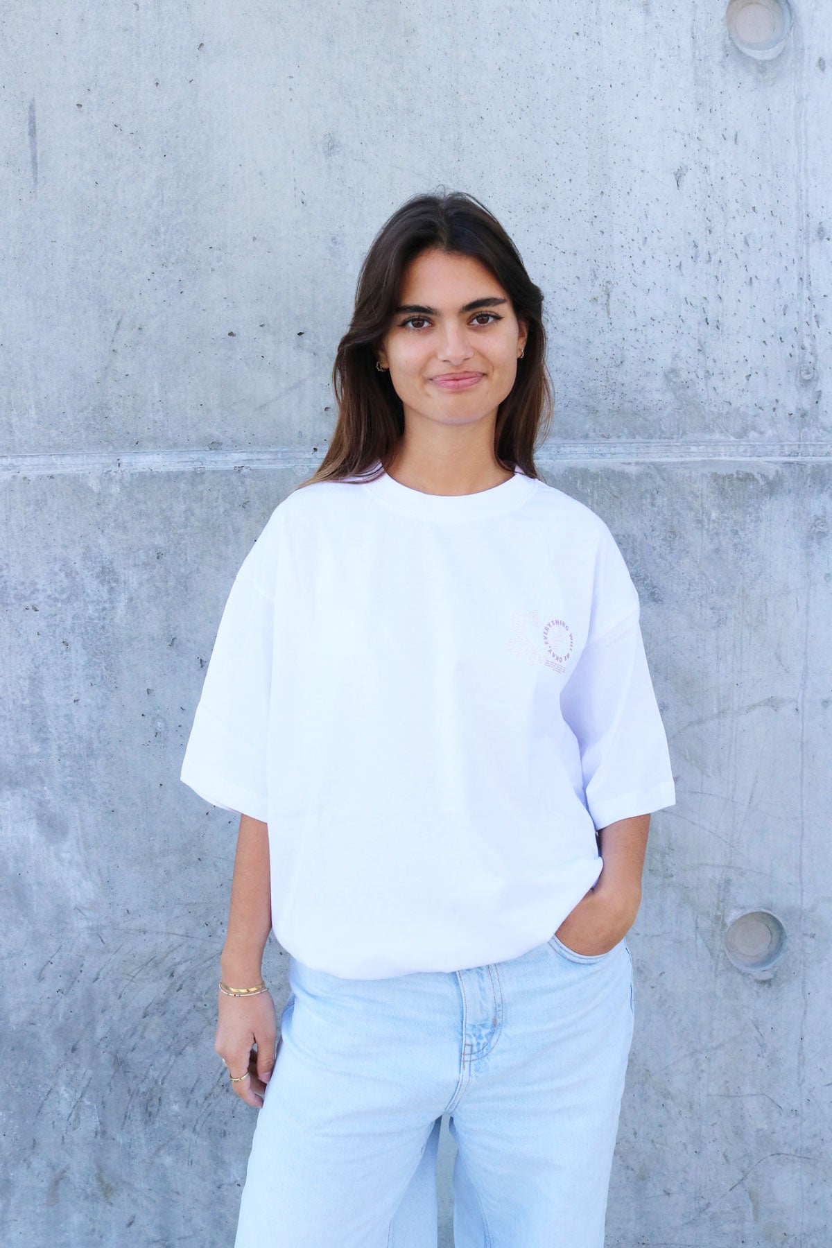 Everything Will Be Okay Oversized Box Fit Tee
