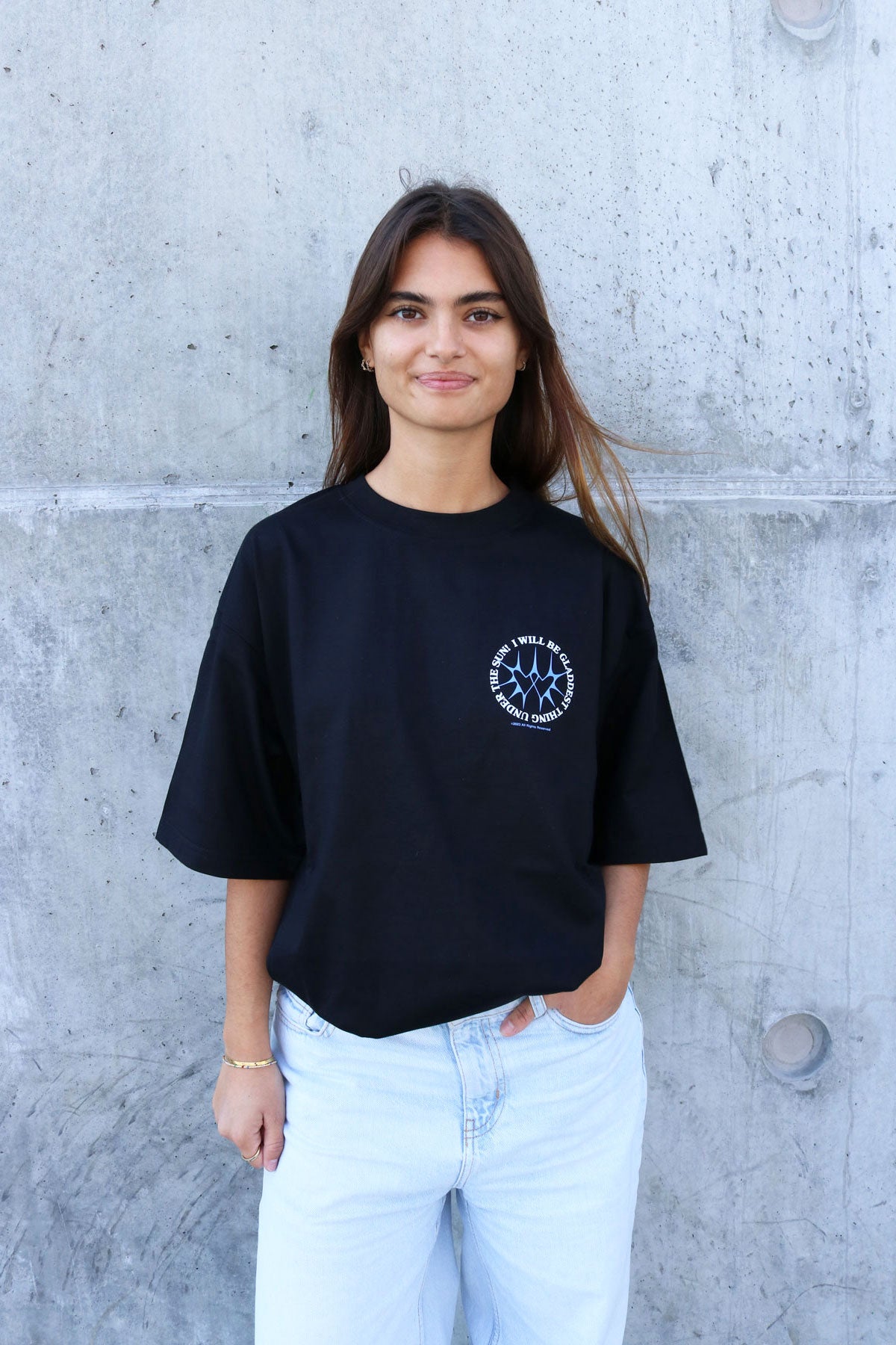 I Will Be Oversized Box Fit Tee