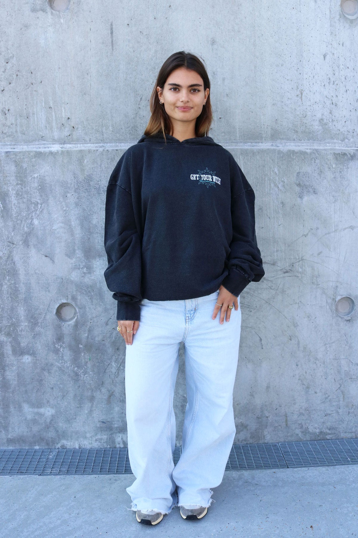 Get Your Wish Washed Oversized Hoodie