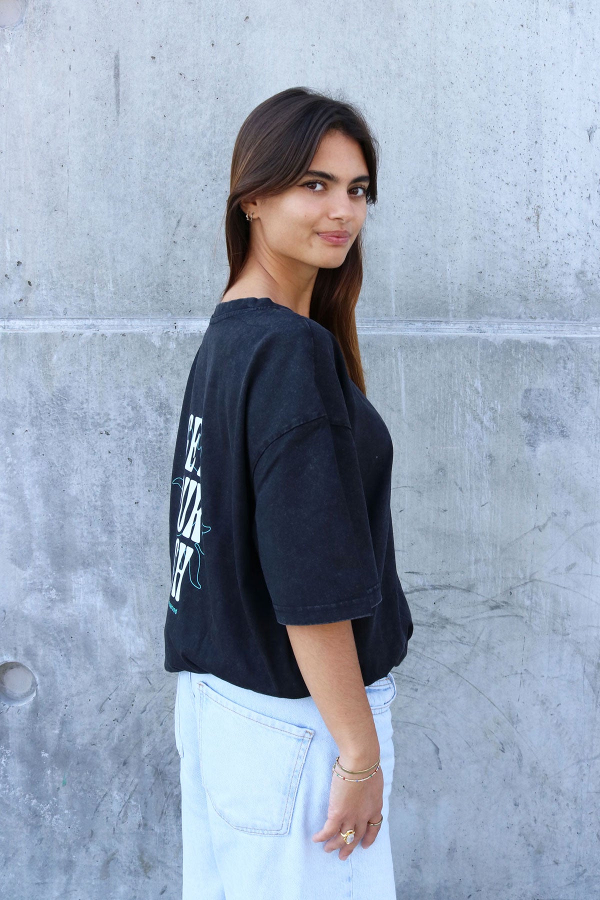 Get Your Wish Washed Oversized Tee