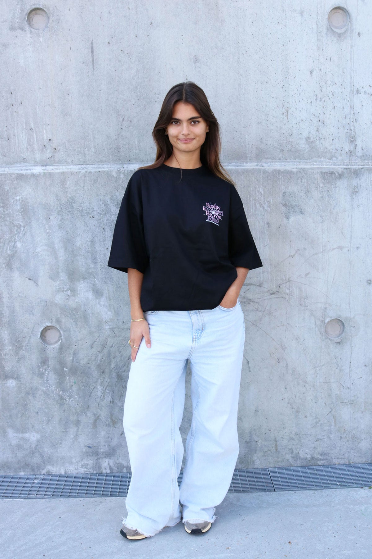 Reality Is Created By The Mind Oversized Box Fit Tee