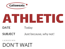 ATHLETIC - tryk - Calisweats.dk